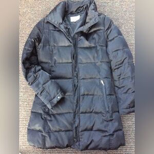 Laundry by Shelli Segal women’s black down puffer coat, sz S. Great condition!
